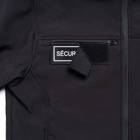 Veste Softshell Sécurité Privée noire