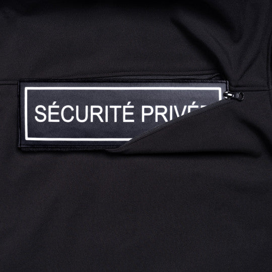 Veste Softshell Sécurité Privée noire