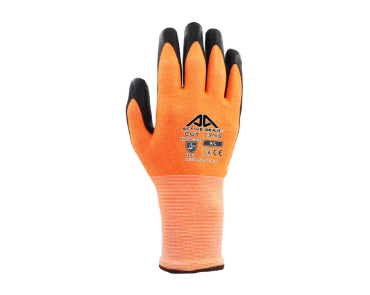 Gants Tricoté - Anti coupure Orange