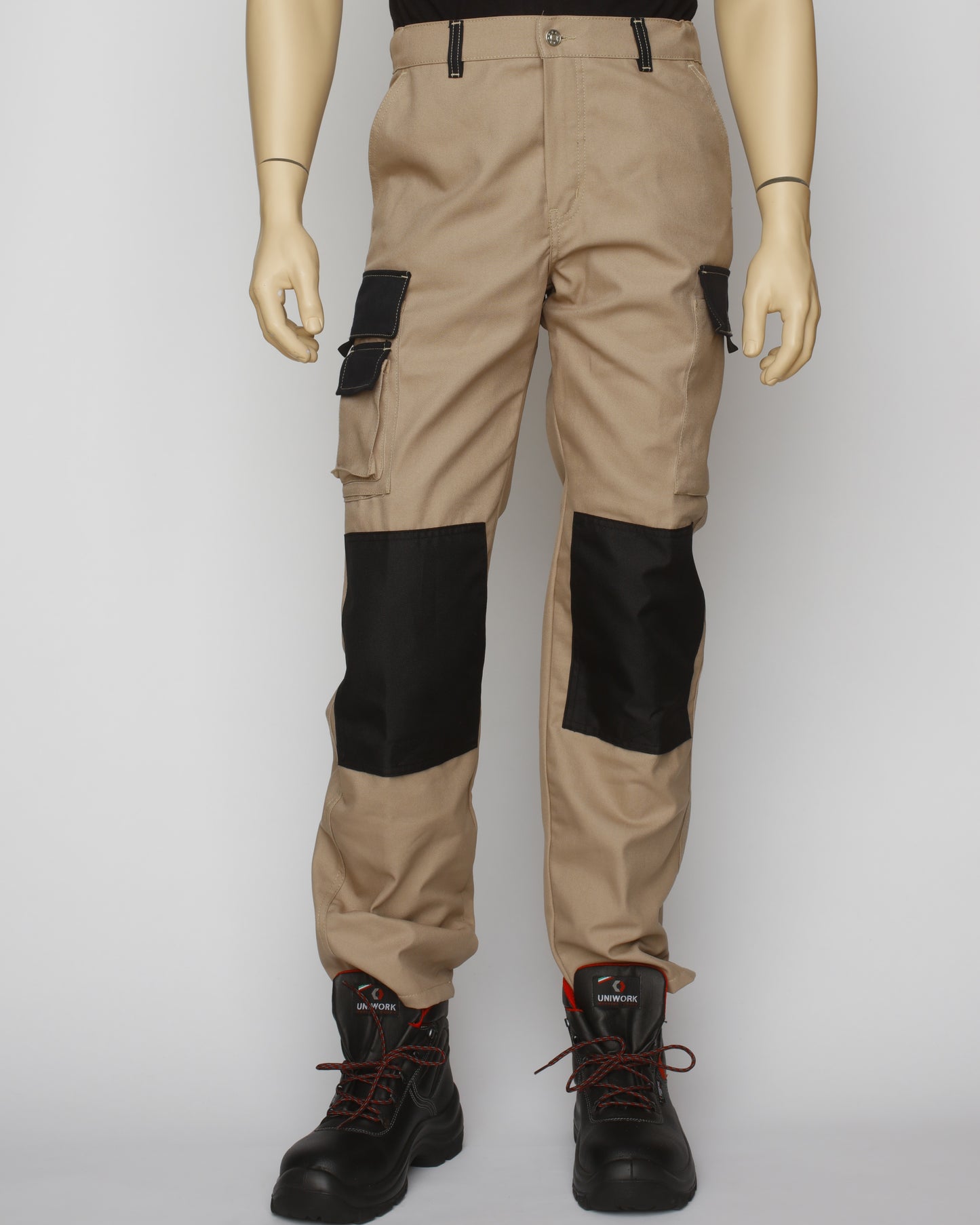 PANTALON MULTIPOCHES BEIGE