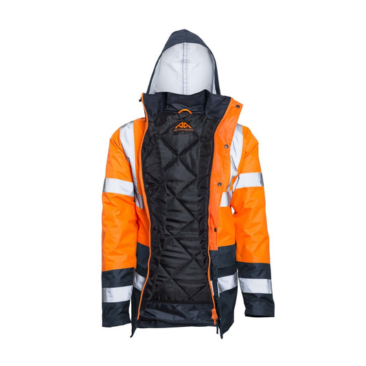 Parka Haute Visibilité Orange