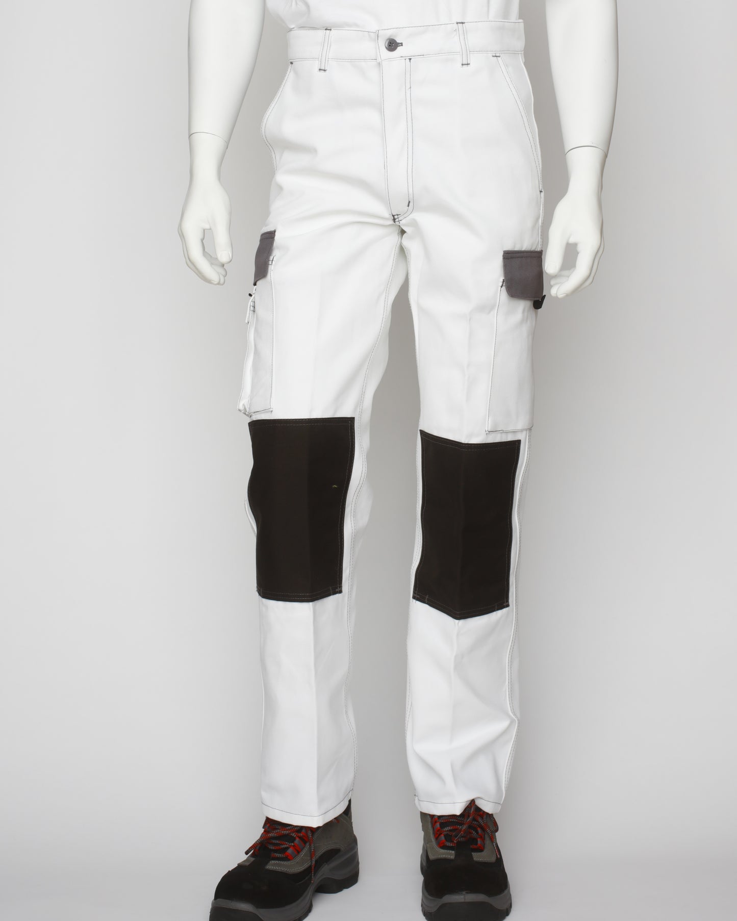 PANTALON MULTIPOCHES BLANC