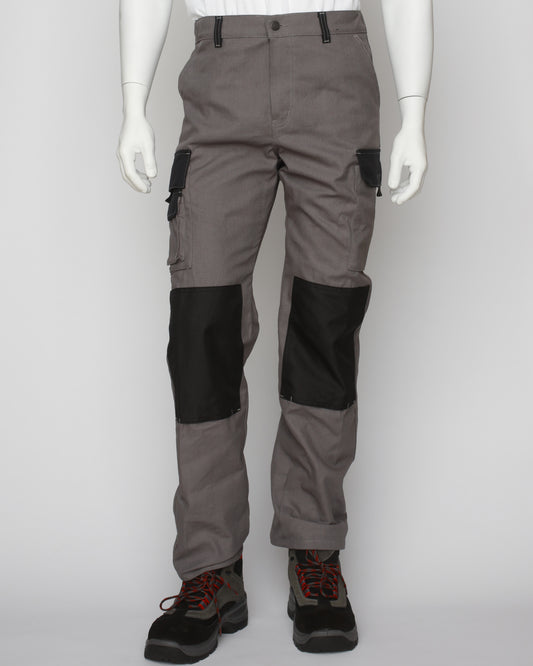 PANTALON MULTIPOCHES GRIS