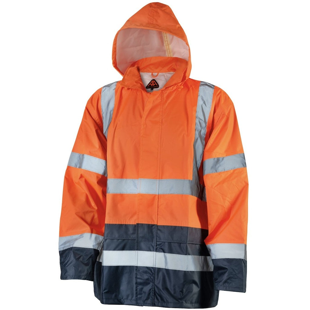 Ensemble de pluie Haute Visibilité Orange