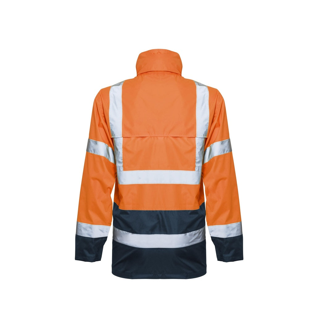 Ensemble de pluie Haute Visibilité Orange