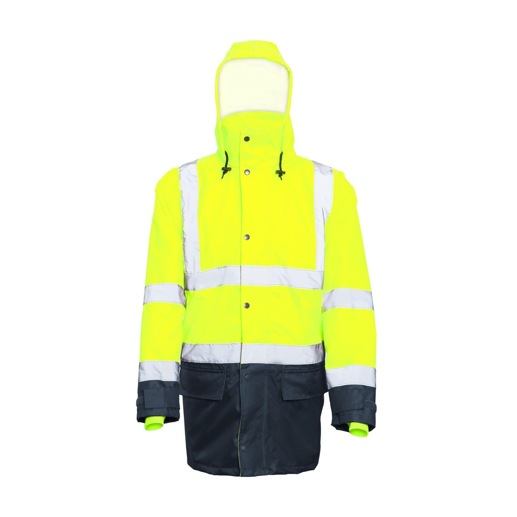 Parka Haute Visibilité Jaune 5 en 1