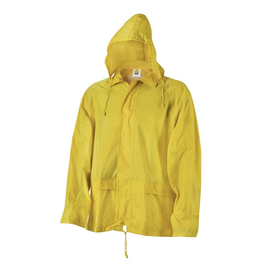 Ensemble de pluie souple Jaune 100% Polyester