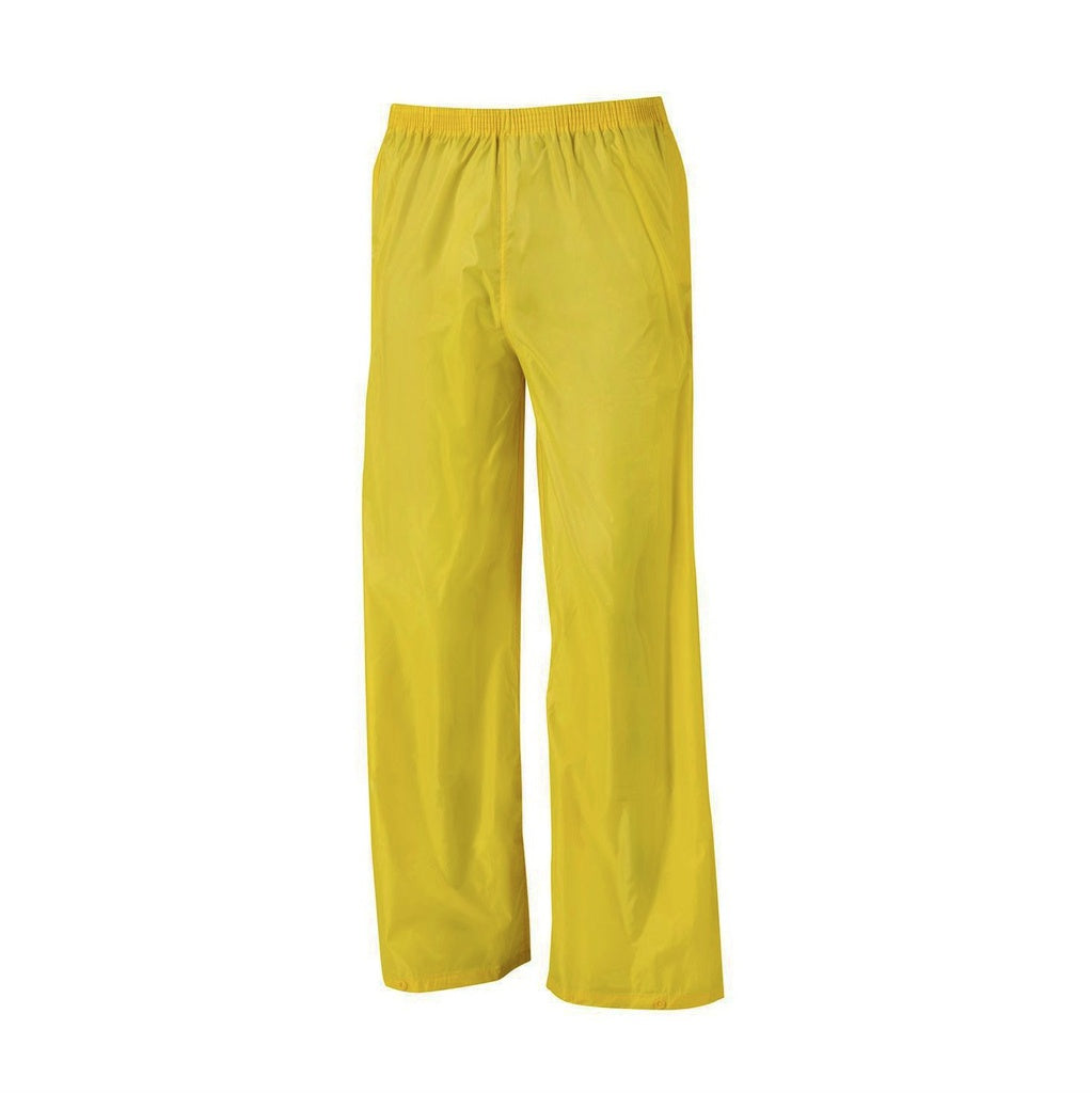 Ensemble de pluie souple Jaune 100% Polyester