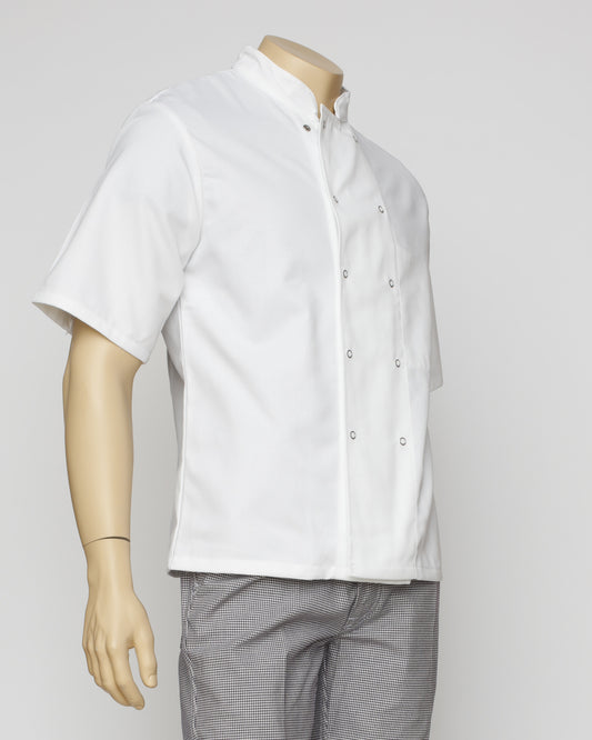 VESTE CUISINE BLANCHE MANCHE COURTE