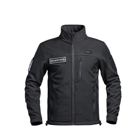 Veste Softshell Sécurité Privée noire